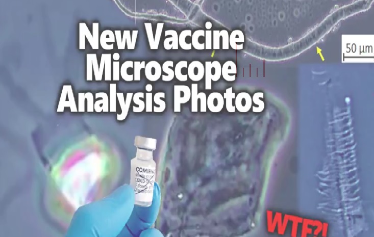 STRANGE OBJECTS: FASCINATING PFIZER VACCINE MICROSCOPE PHOTOS JUST RELEASED BY DR JOHN B - best news here