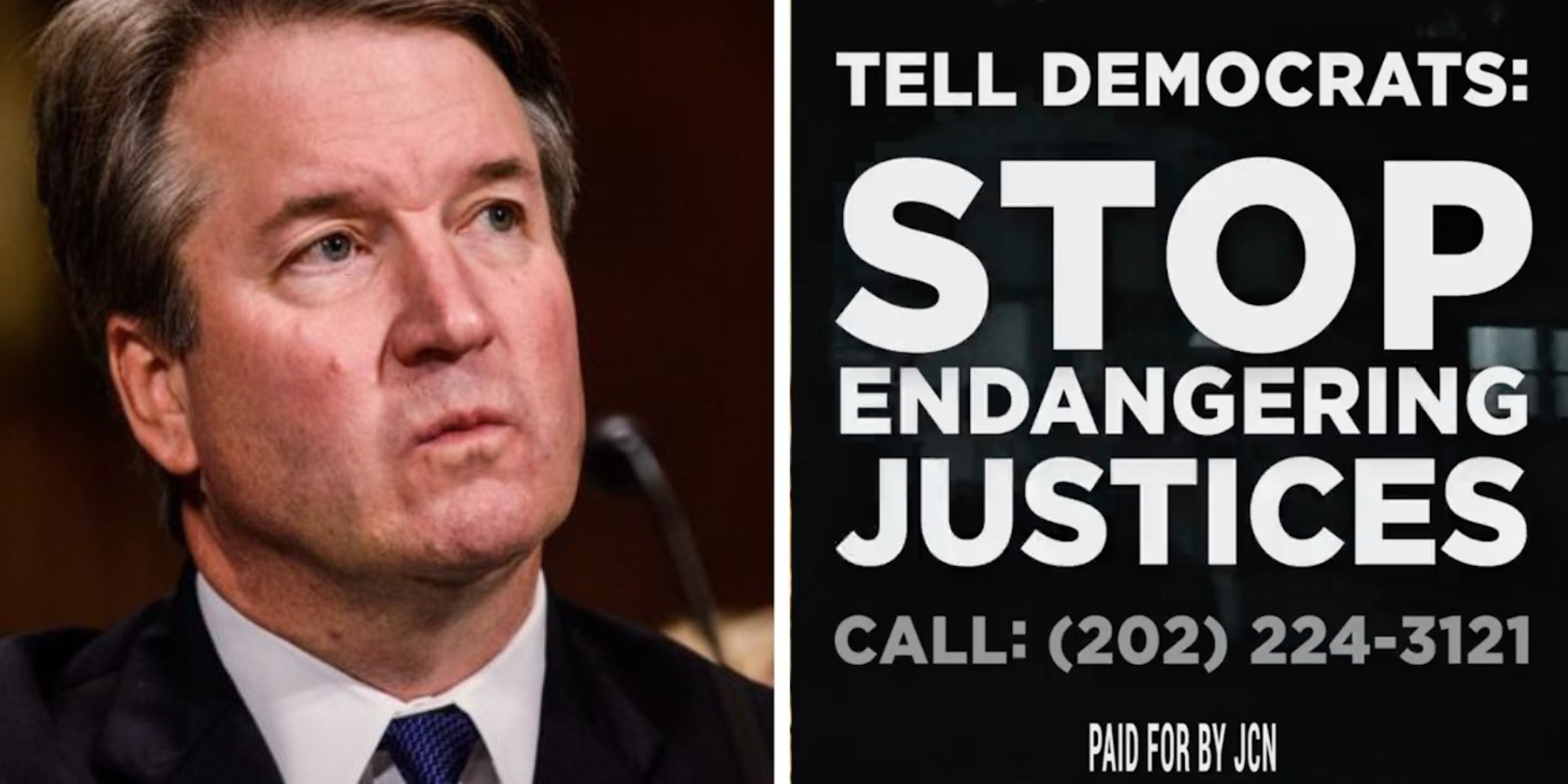 Judicial advocacy group releases ad slamming Dems over 'Liberal Gunman's' attempt to assassinate Kavanaugh