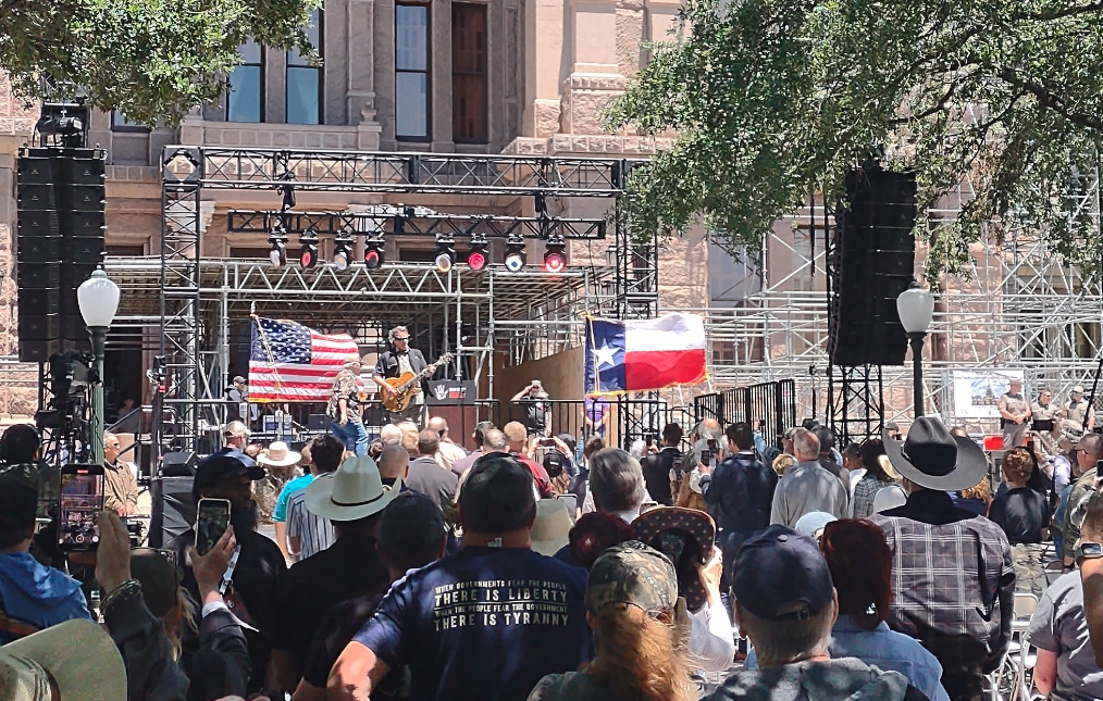 Thousands gathered in Austin for the "How Many More?" border rally