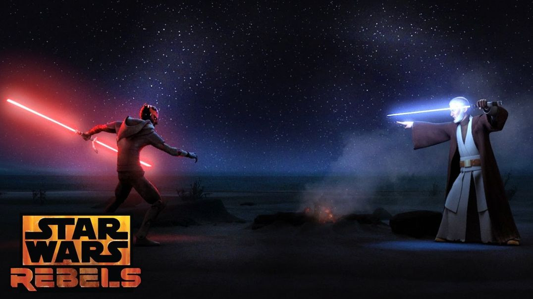 Darth Maul vs Obi-Wan Star Wars Rebels Disney XD